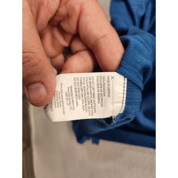 Callaway Opti-Dri Golf Polo Shirt Men's XL Blue Stripe‎ Short Sleeve Embroidered - Picture 8 of 8